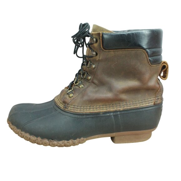 LL Bean Bean Boots 8" Goretex Insulated Choco Brown Leather Size 10 M - Picture 1 of 11